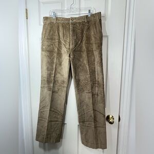 Pendleton Men's Corduroy Pants - Tan Size 38